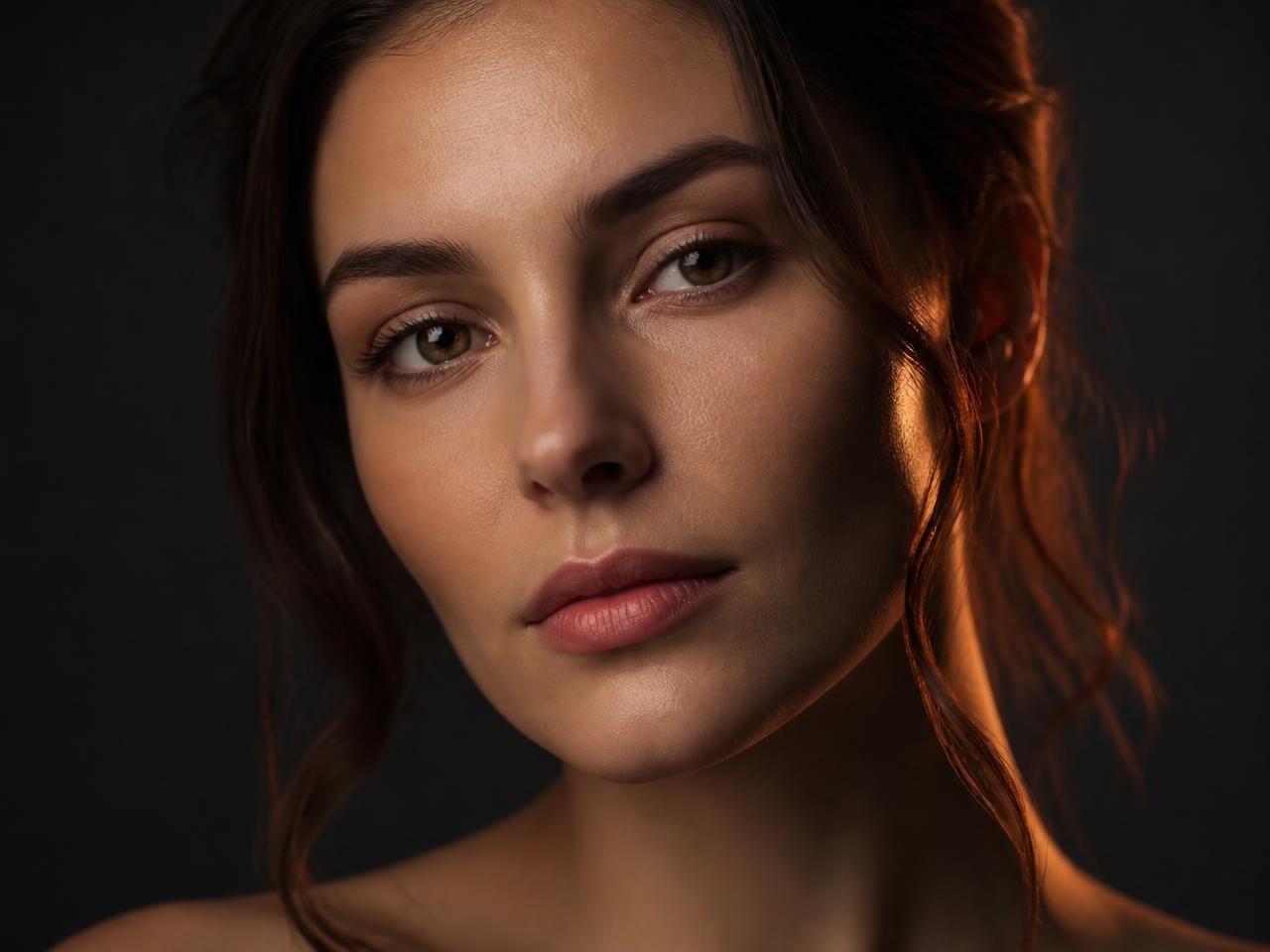 Permanent makeup treatment preview for lips, brows and eyeliner